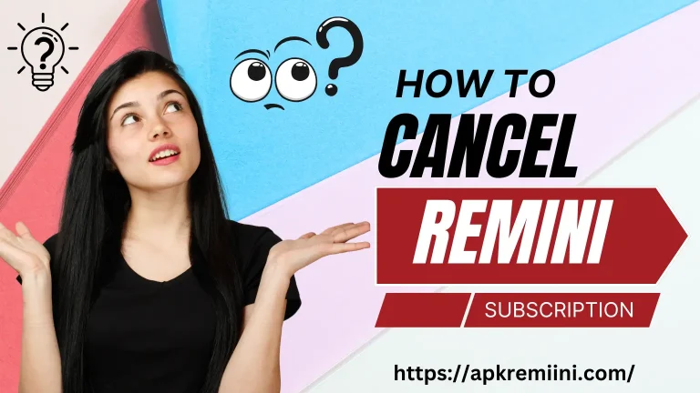 How to cancel remini subscription